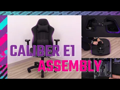 Cooler Master Caliber E1 Gaming Chair Installation Video