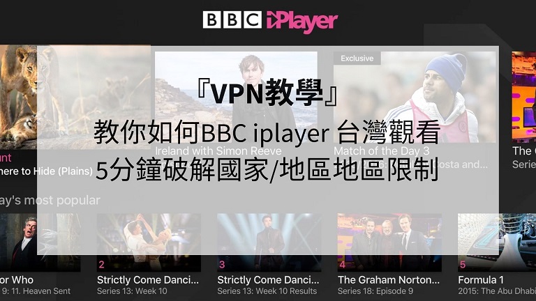bbc iplayer 台灣