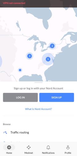 在 Android 登入 NordVPN